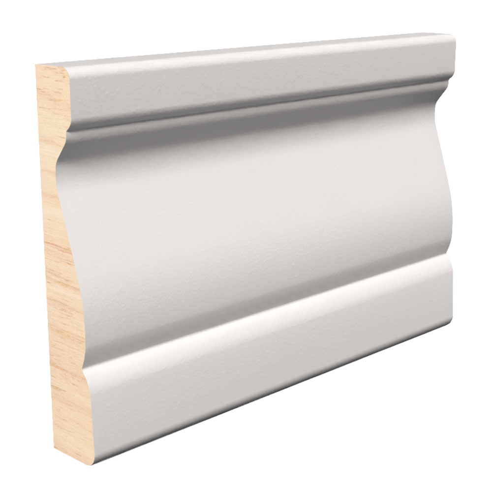 5/8 in Thickness, 3-1/2 in Width, 7 ft Length, Primed Fingerjoint Pine COL312 Casing