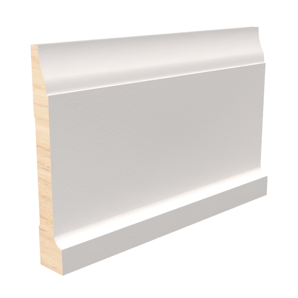 5/8 in Thickness, 3-1/2 in Width, 8 ft Length, Primed Fingerjoint Pine C347 Casing