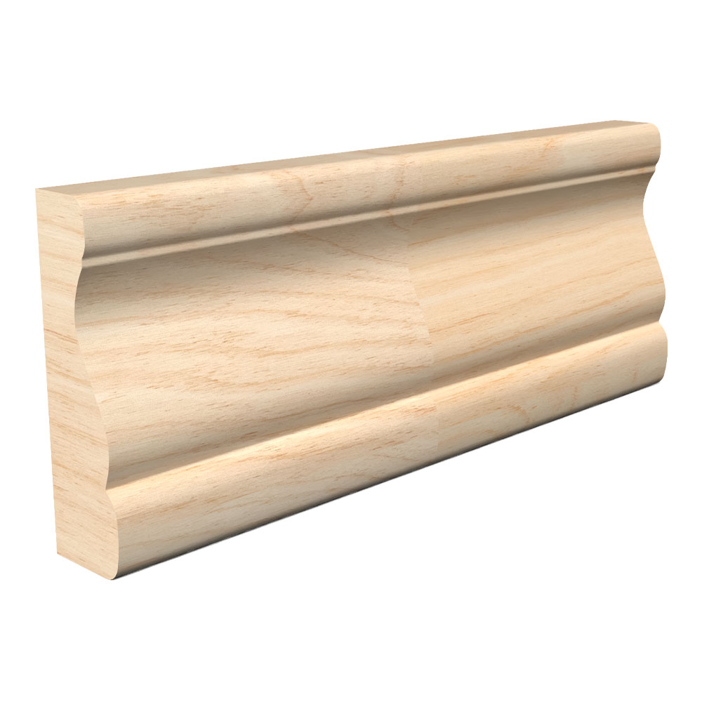 5/8 in Thickness, 2-1/8 in Width, 14 ft Length, Raw Fingerjoint Pine ACOL218 Casing