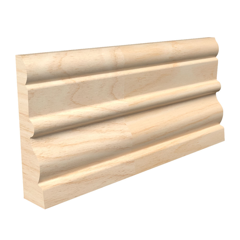 5/8 in Thickness, 2-1/2 in Width, 14 ft Length, Raw Fingerjoint Pine C211 Casing