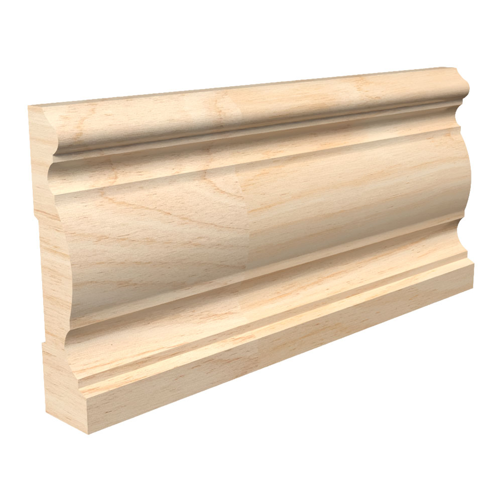 5/8 in Thickness, 2-1/2 in Width, 14 ft Length, Raw Fingerjoint Pine C322 Casing