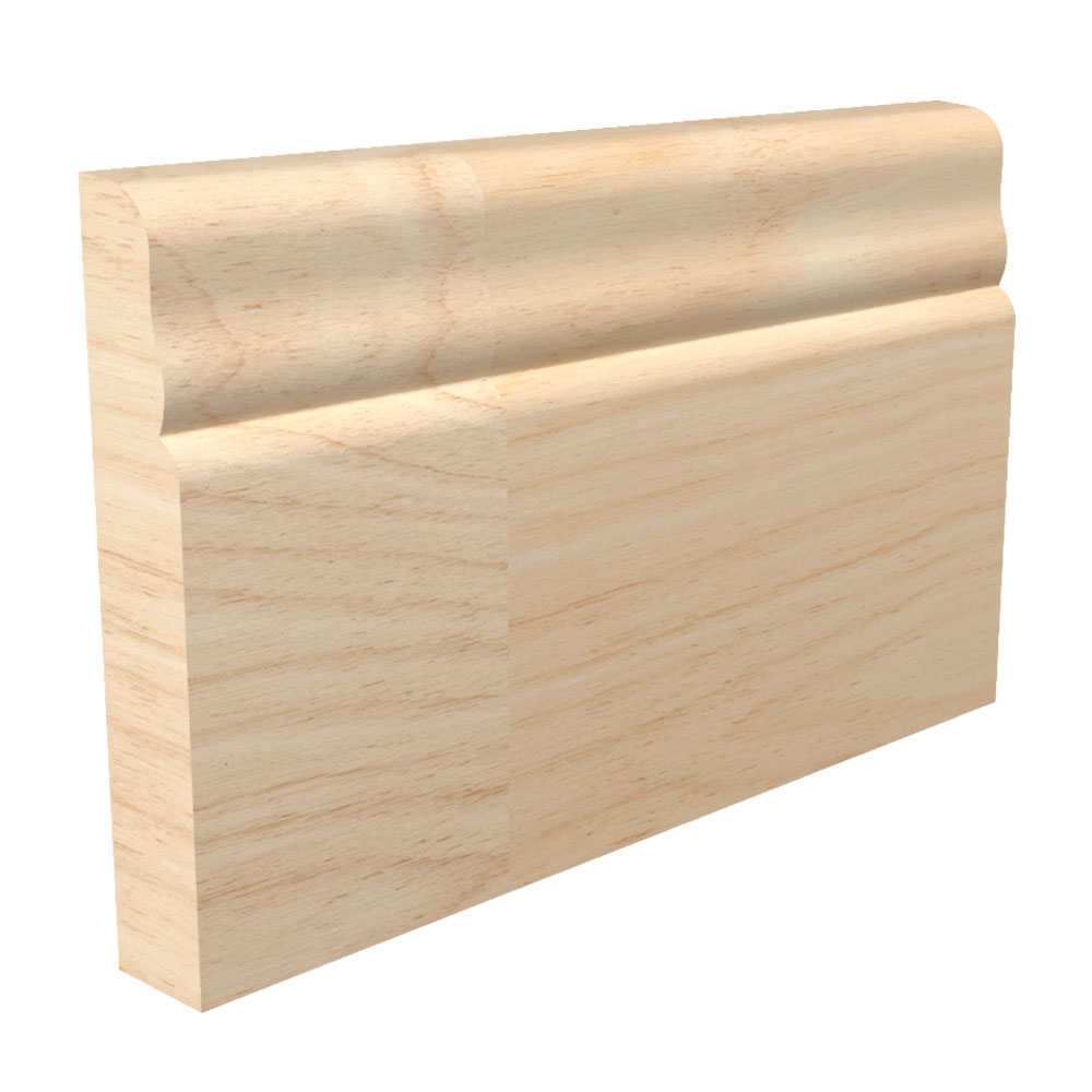 9/16" x 3-1/4" x 16' Raw Fingerjoint Pine BB314 Base Board