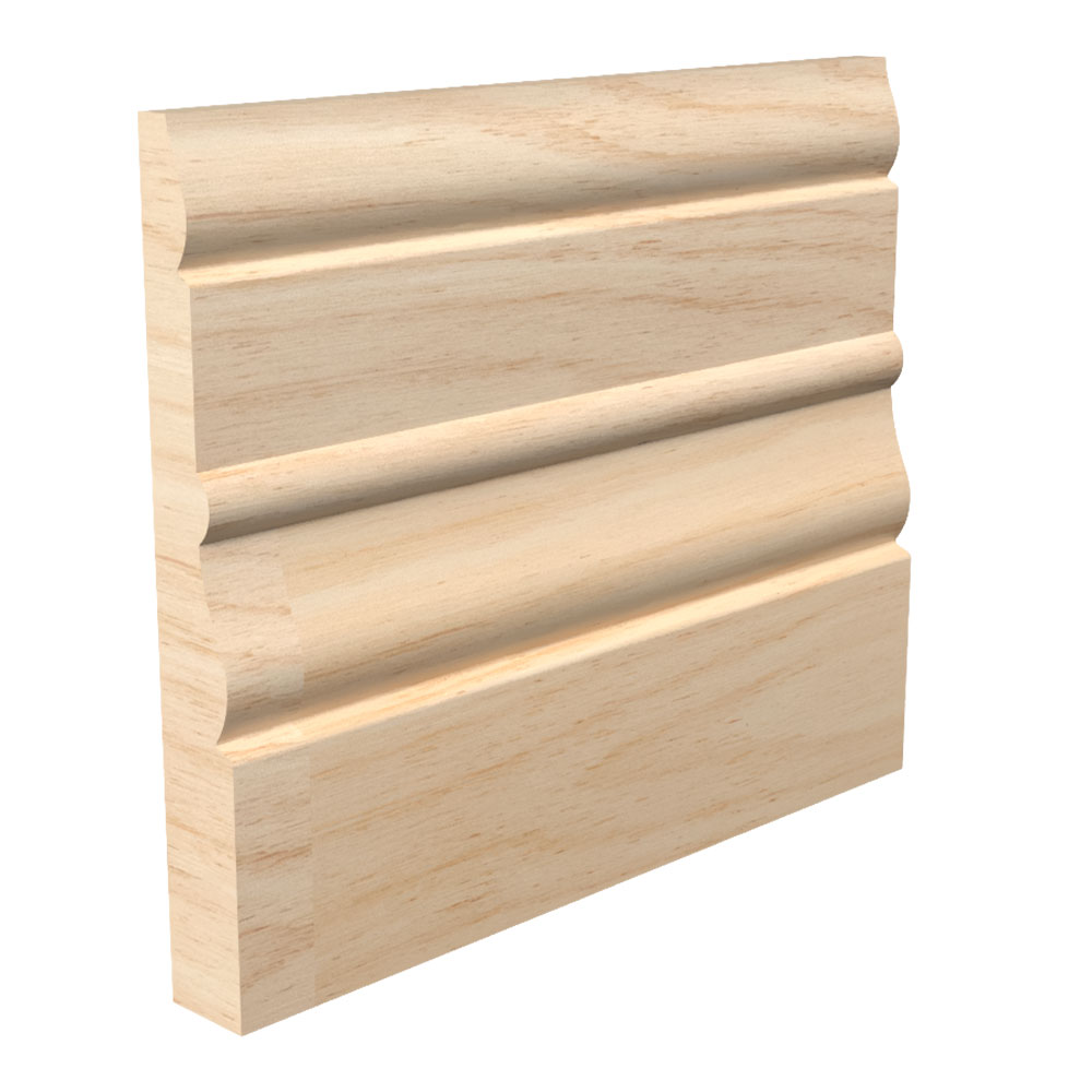 9/16" x 4-1/2" x 16' Raw Fingerjoint Pine LB11 Base Board