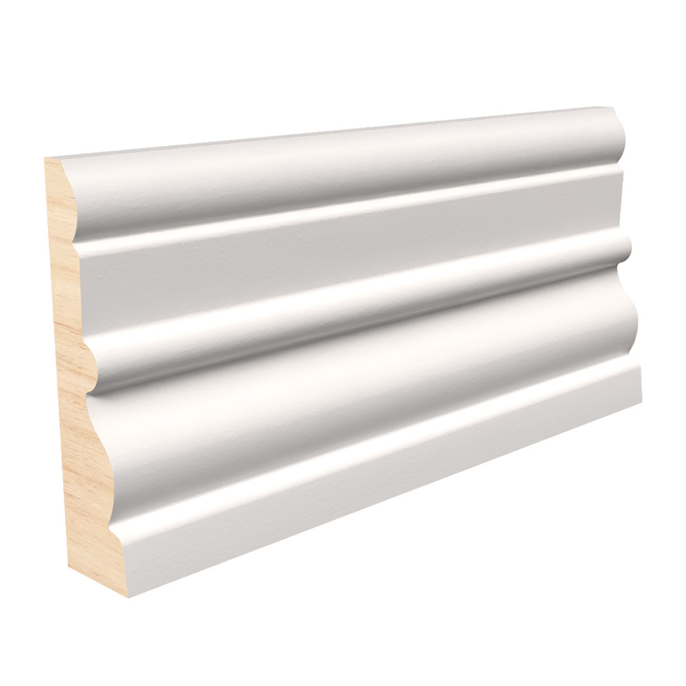 5/8 in Thickness, 2-1/2 in Width, 14 ft Length, Primed Fingerjoint Pine C211 Casing