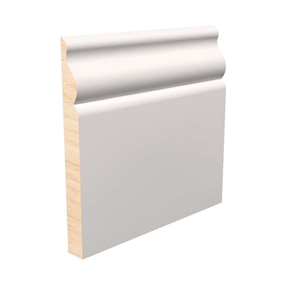 9/16" x 5-1/4" x 16' Primed Fingerjoint Pine B218 Base Board