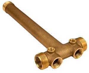 TC13NL Tank Tee, 1-1/4 in, Threaded, Brass