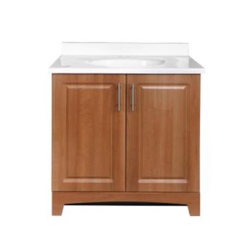 80-8102-0-1196 Bathroom Vanity Combo, 30-1/2 in W Cabinet, 18-1/2 in D Cabinet, 35-1/4 in H Cabinet