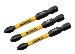 ELITE Series DWAF2TX15IR3 Impact Driver Drill Bit, #15 Drive, Torx Drive, 1/4 in Shank, Hex Shank, 2-1/4 in L