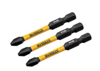 FlexTorq DWAF2TX20IR3 Impact Screwdriver Bit, T20 Drive, Torx Drive, 1/4 in Shank, Hex Shank, 2-1/4 in L, Steel