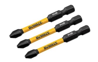FlexTorq DWAF2TX30IR3 Impact Screwdriver Bit, T30 Drive, Torx Drive, 1/4 in Shank, Hex Shank, 2-1/4 in L, Steel