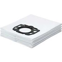 2.863-006.0 Filter Bag, 4.43 gal, 260 mm L, 190 mm W, Fleece, White