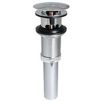 K820-75 Pushbutton Sink Drain, 1-1/4 in Connection, Brass