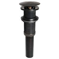 K820-76BRZ Pushbutton Sink Drain, 1-1/4 in Connection, Brass, Bronze