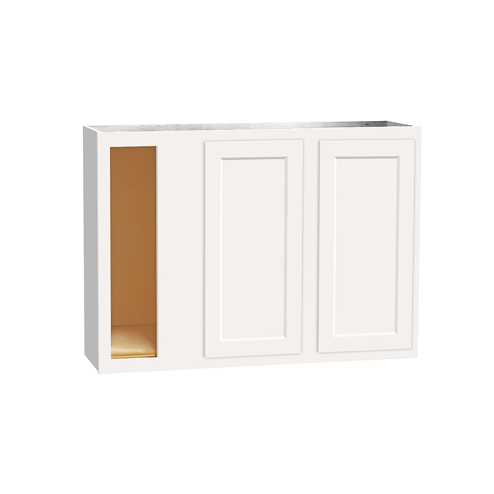 Kitchen Kompact Wall Corner Cabinet, 42"X30"X12" White
