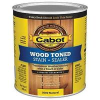 140.0003000.005 Deck and Siding Stain, Natural, Liquid, 1 qt, Can