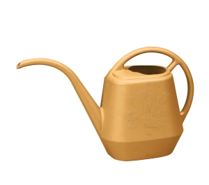 AW21-23 Watering Can, 56 oz Can, Long Stem Spout, Plastic Resin, Earthly Yellow