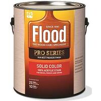 FLD820-01 Solid Stain, White, Liquid, 1 gal, Can