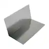 70708 Pre-bent Step Flashing, 8 in L, 4 in x 4 in Profile, 32 ga Gauge, Steel, Galvanized, Mill