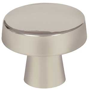 Blackrock Series BP55270G10 Cabinet Knob, 1-1/16 in Projection, Contemporary, 1-5/16 in, Zinc, Satin Nickel