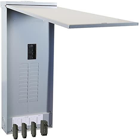 TM2020RCUBK1 Load Center Kit, 200 A, 20 -Space, 40 -Circuit, Main Breaker, NEMA 3R Enclosure