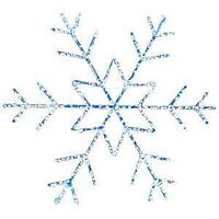 SNOWFLAKE LED PRELIT 24IN