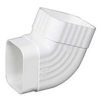 M0728 B Elbow, Vinyl, White