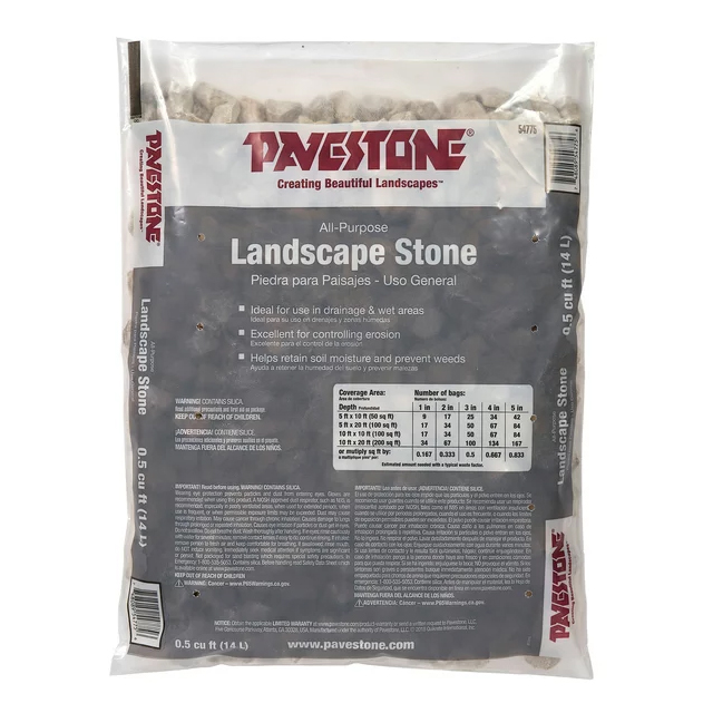 54775 All Purpose Stone, Natural, 1/2 cu-ft, Bag