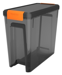 BAC615 Pellet Storage Bin with Lid, 22 lb Capacity
