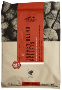 PEL351 Turkey Blend Pellet, Hardwood, 18.9 lb Bag