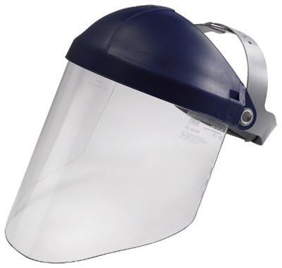 90028H1-DC Professional Face Shield, 5 in L x 10 in W x 10 in H Dimensions, Polycarbonate Visor, Clear Visor