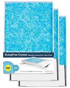 ScoopFree PAC00-14231 Litter Tray, 14.6 in W, 3-1/2 in D, Refill, 3 Pack