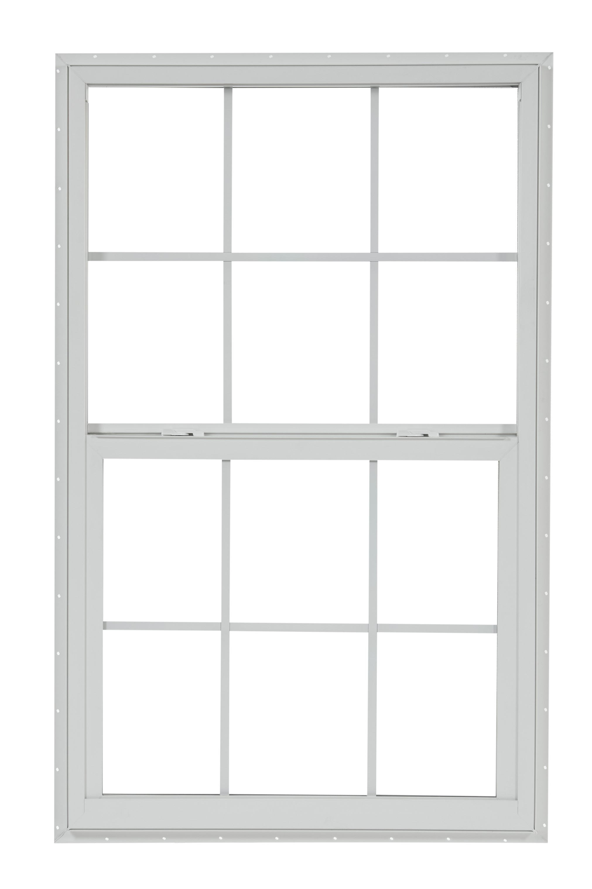 2850 5700 Series Insulated Low-E 366 Glass 6/6 White Single Hung, Vinyl