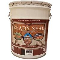 545 Stain and Sealer, Flat, Burnt Hickory, Liquid, 5 gal, Pail