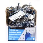 18320-100 Series Peg Hook, 2 in Projection, 3-1/8 in L x 1-1/8 in W x 1-1/4 in H Dimensions