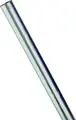 PR20408 Line Post, 1-5/8 in W, 8 ft H, 17 ga Thick Material, Steel, Galvanized, Silver