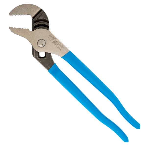 420 Tongue and Groove Plier, 9-1/2 in OAL, 1-1/2 in Jaw Opening, Blue Handle, Cushion-Grip Handle