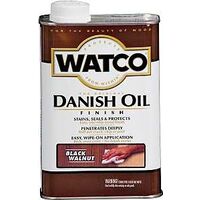 Watco 65351 Danish Oil, Transparent, Black/Walnut, Liquid, 1 pt, Can