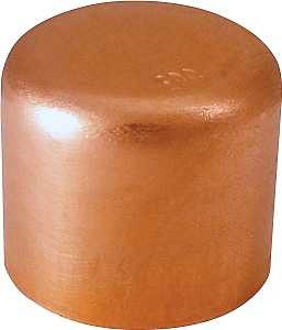 W01830C Pipe Cap, 1/4 in, Sweat, Copper