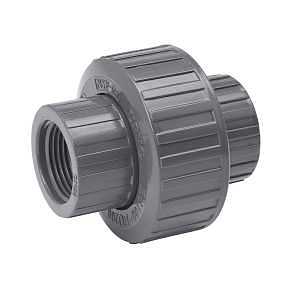 ProLine 164-105 Pipe Union, 1 in, FIP, PVC, Gray, SCH 80 Schedule, 150 psi Pressure