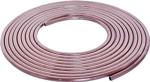 LSC4010P Copper Tubing, 5/8 in OD, 10 ft L, Soft, Type L, Coil