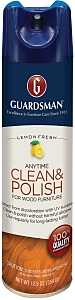 460300 Wood Furniture Polish, 12.5 oz, Aerosol, Lemon Fresh