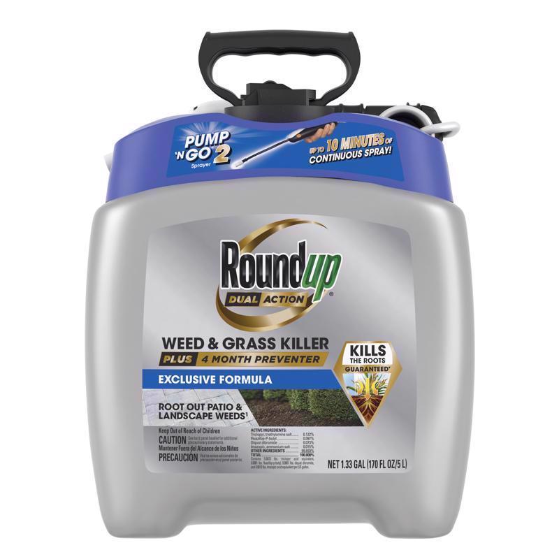 5377504 Ready-to-Use Weed and Grass Killer, Liquid, 1.33 gal