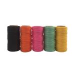 5370000 Twisted Mason Line, 160 ft L, 8 lb Working Load, Polyester, Assorted