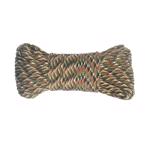 5551736 Paracord 550 Rope, 5/32 in Dia, 100 ft L, 55 lb Working Load, Polyester, Camo