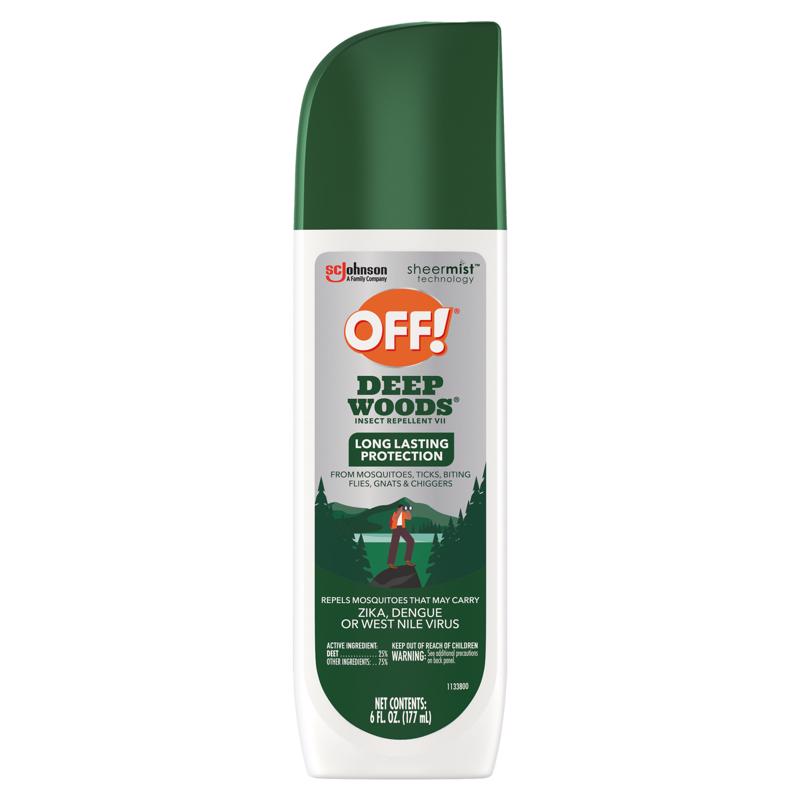 Deep Woods 21845 Insect Repellent VII, 6 oz, Liquid, Clear, Pleasant