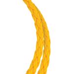 5060811 Rope, 50 ft L, 1/4 in, 100 lb Working Load, Polypropylene, Yellow