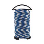 5131211 Rope, 3/8 in Dia, 50 ft L, Polypropylene, Blue/White