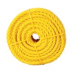 5001635 Rope, 1/2 in Dia, 50 ft L, 420 lb Working Load, Polypropylene, Yellow