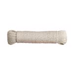 5330945 Cord, 9/64 in Dia, 48 ft L, 13 lb Working Load, Cotton, Natural