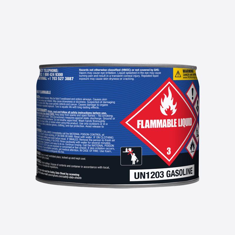 62325 2-Cycle 50:1 Ethanol-Free Premix Fuel, Aromatic Hydrocarbon, Blue, 2.5 gal Pail